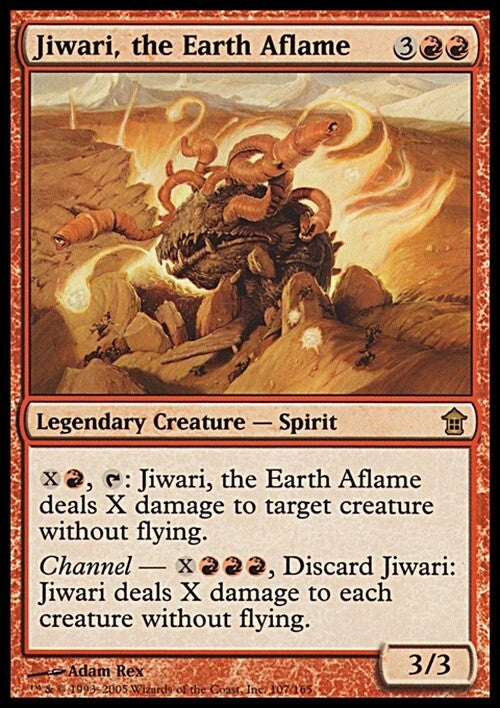 Jiwari, the Earth Aflame ~ Saviors of Kamigawa [ EX ] [ Magic MTG ]