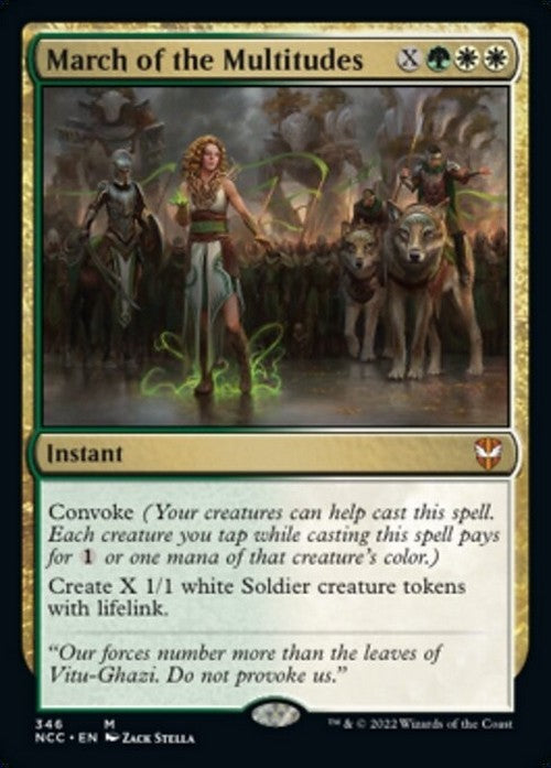 March of the Multitudes ~ Streets of New Capenna [ NM ] [ Magic MTG ]