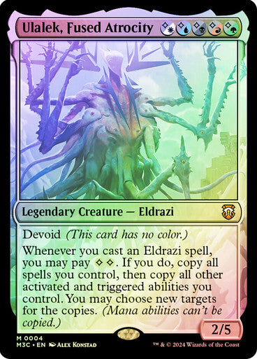 FOIL Ulalek, Fused Atrocity ~ Commander: Modern Horizons 3 [ NM ] [ Magic MTG ]