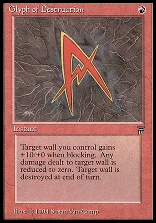 Glyph of Destruction ~ Legends [ EX ] [ Magic MTG ]