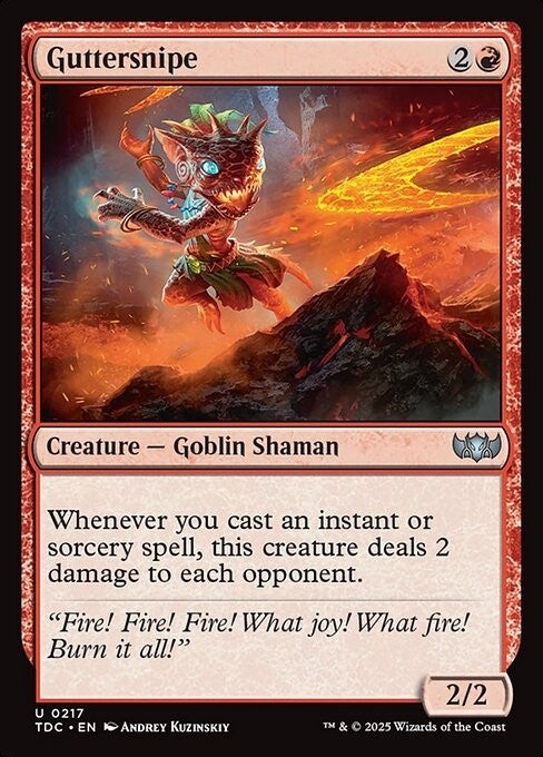 Guttersnipe ~ Commander: Tarkir: Dragonstorm [ NM ] [ Magic MTG ]