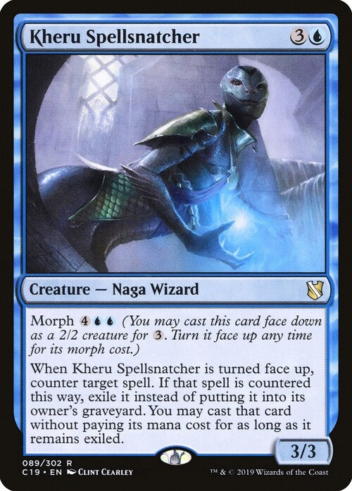 Kheru Spellsnatcher ~ Commander 2019 [ EX ] [ Magic MTG ]