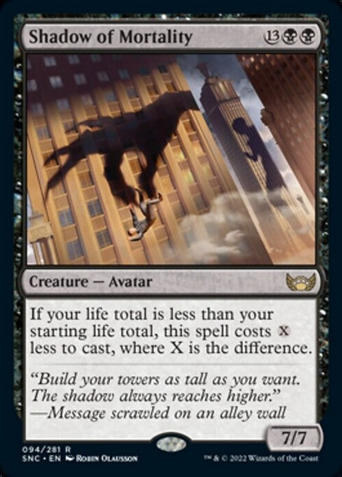 Shadow of Mortality ~ Streets of New Capenna [ NM ] [ Magic MTG ]