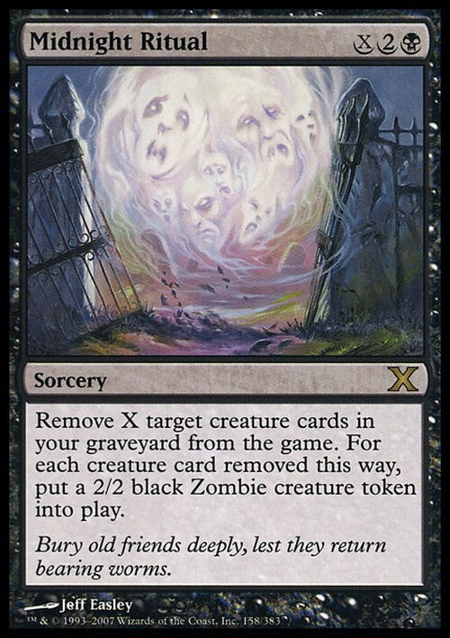Midnight Ritual ~ Tenth Edition [ EX ] [ Magic MTG ]