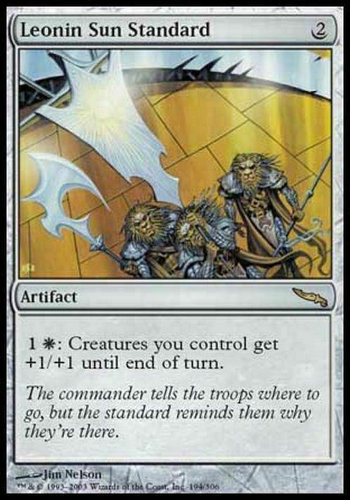 Leonin Sun Standard~ Mirrodin [ EX ] [ Magic MTG ]