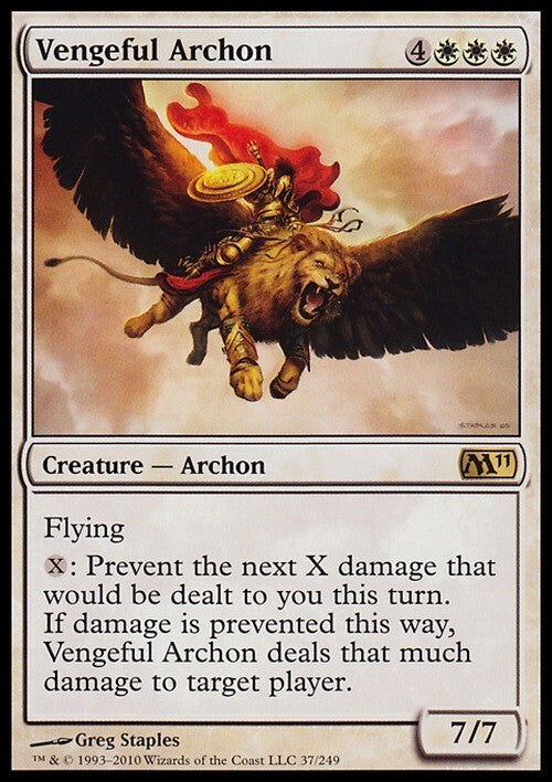 Vengeful Archon ~ Magic 2011 [ EX ] [ Magic MTG ]