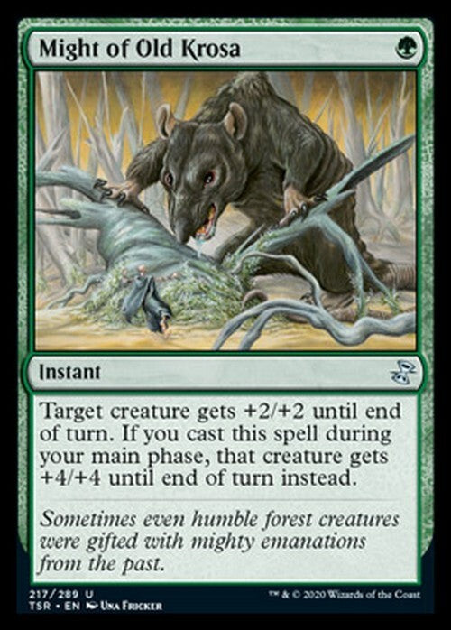 Might of Old Krosa ~ Time Spiral Remastered [ NM ] [ Magic MTG ]
