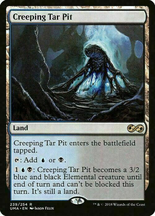 Creeping Tar Pit ~ Ultimate Masters [ NM ] [ Magic MTG ]