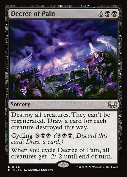Decree of Pain ~ Commander: Duskmourn [ NM ] [ Magic MTG ]