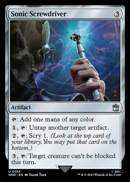 Sonic Screwdriver #184 ~ Commander: Doctor Who [ NM ] [ Magic MTG ]