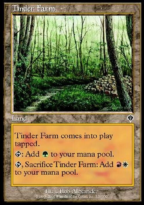 Tinder Farm ~ Invasion [ EX ] [ Magic MTG ]