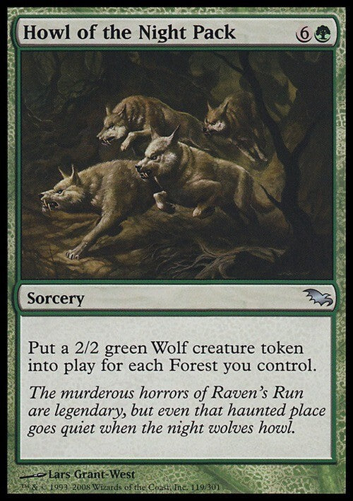 Howl of the Night Pack ~ Shadowmoor [ EX ] [ Magic MTG ]