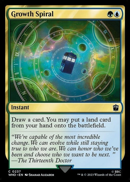Growth Spiral ~ Commander: Doctor Who [ NM ] [ Magic MTG ]