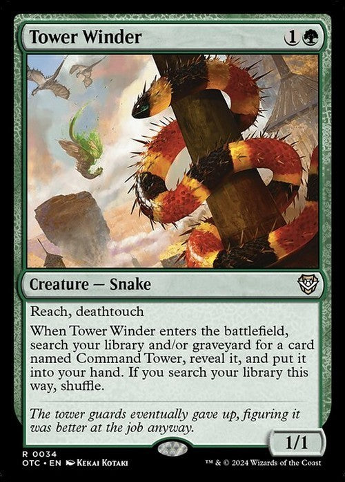 Tower Winder ~ Commander: Outlaws of Thunder Junction [ NM ] [ Magic MTG ]