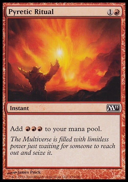 Pyretic Ritual ~ Magic 2011 [ EX ] [ Magic MTG ]