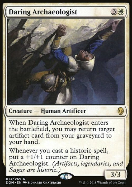 Daring Archaeologist ~ Dominaria [ NM ] [ Magic MTG ]