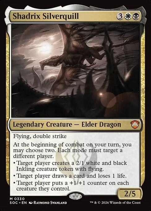 Shadrix Silverquill ~ Commander: Secrets of Strixhaven [ NM ] [ Magic MTG ]