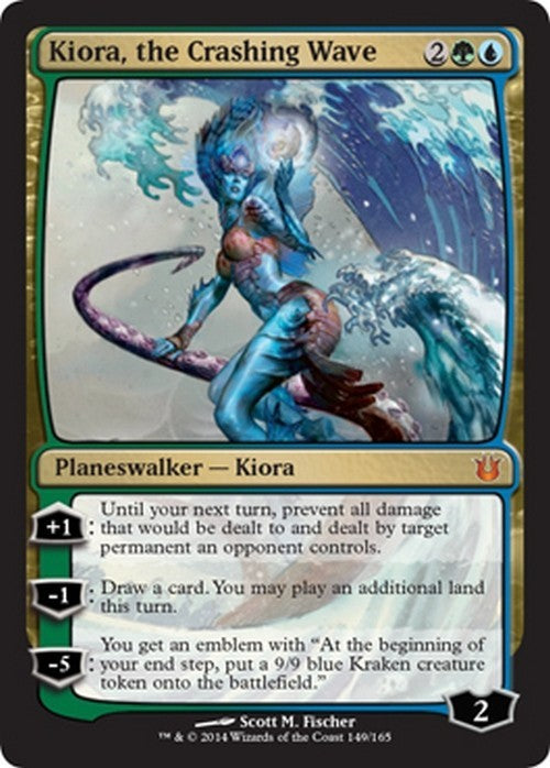 Kiora, the Crashing Wave ~ Born of the Gods [ EX ] [ Magic MTG ]