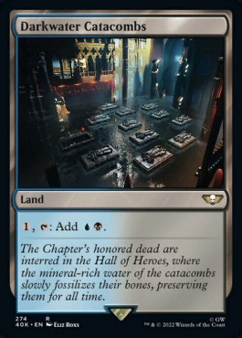 Darkwater Catacombs ~ Commander: Warhammer 40,000 [ NM ] [ Magic MTG ]