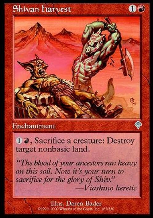Shivan Harvest ~ Invasion [ EX ] [ Magic MTG ]