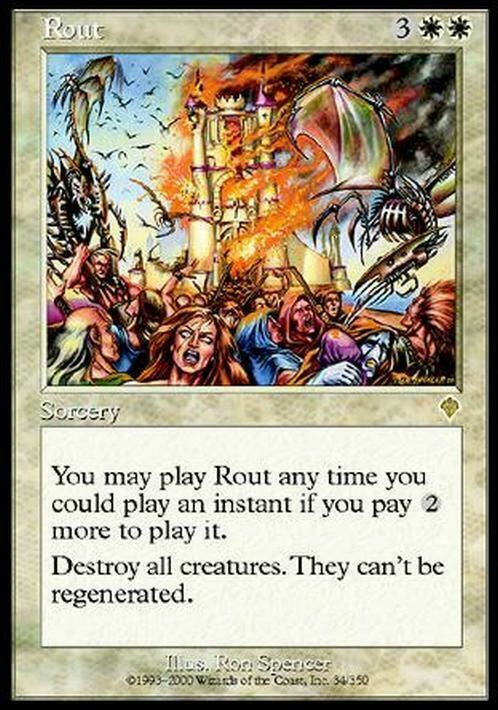 Rout ~ Invasion [ EX ] [ MTG ]