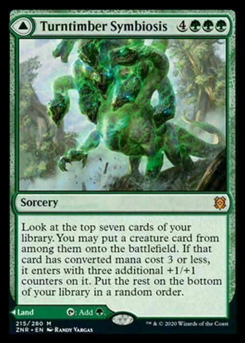 Turntimber Symbiosis // Serpentine Wood ~ Zendikar Rising [ NM ] [ Magic ]