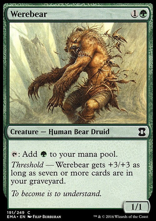 Werebear ~ Eternal Masters [ EX ] [ Magic MTG ]