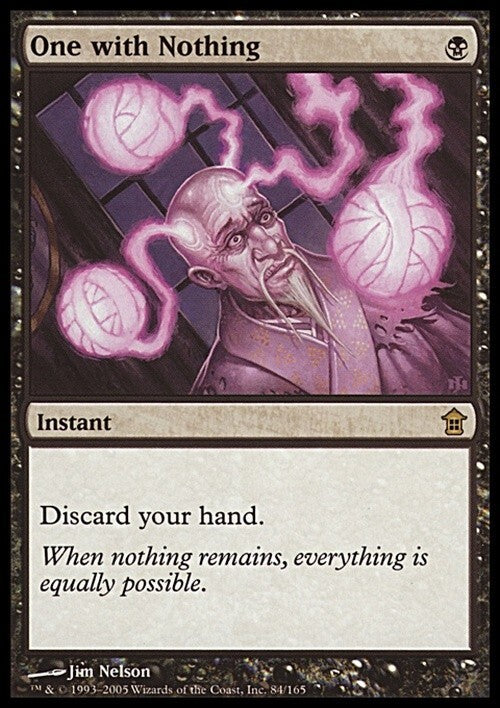 One with Nothing ~ Saviors of Kamigawa [ EX ] [ Magic MTG ]