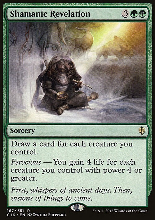 Shamanic Revelation ~ Commander 2016 [ EX ] [ Magic MTG ]
