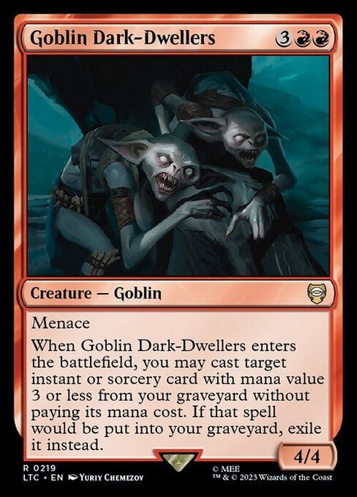 Goblin Dark-Dwellers ~ Commander: Lord of the Rings [ NM ] [ Magic MTG ]