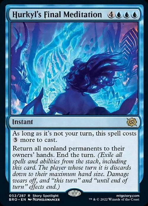 Hurkyl's Final Meditation ~ The Brothers' War [ NM ] [ Magic MTG ]