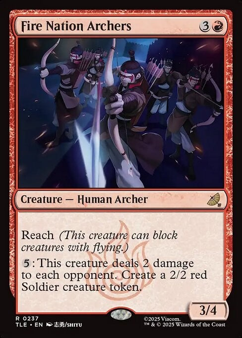 Fire Nation Archers ~ Avatar: The Last Airbender [ NM ] [ Magic MTG ]
