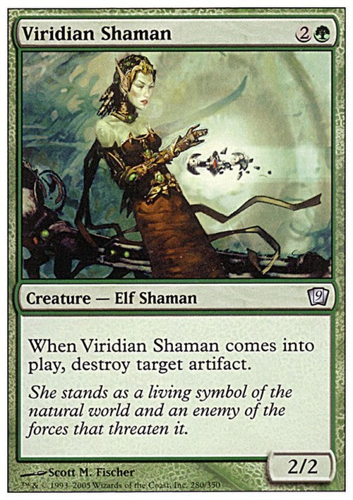 Viridian Shaman ~ Ninth Edition [ EX ] [ Magic MTG ]
