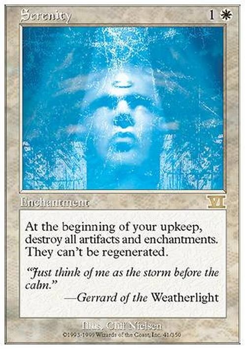 Serenity ~ Sixth Edition [ EX ] [ Magic MTG ]
