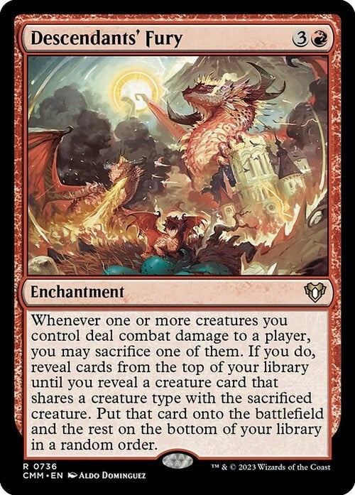 Descendants' Fury ~ Commander Masters [ NM ] [ Magic MTG ]