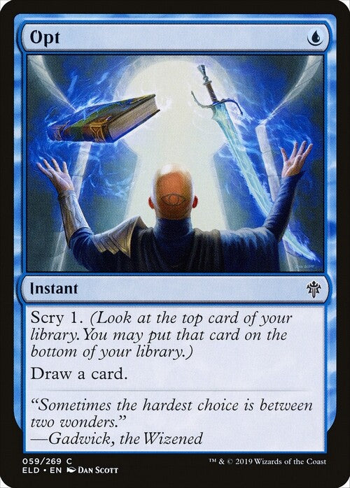 Opt ~ Throne of Eldraine [ NM ] [ MTG ]