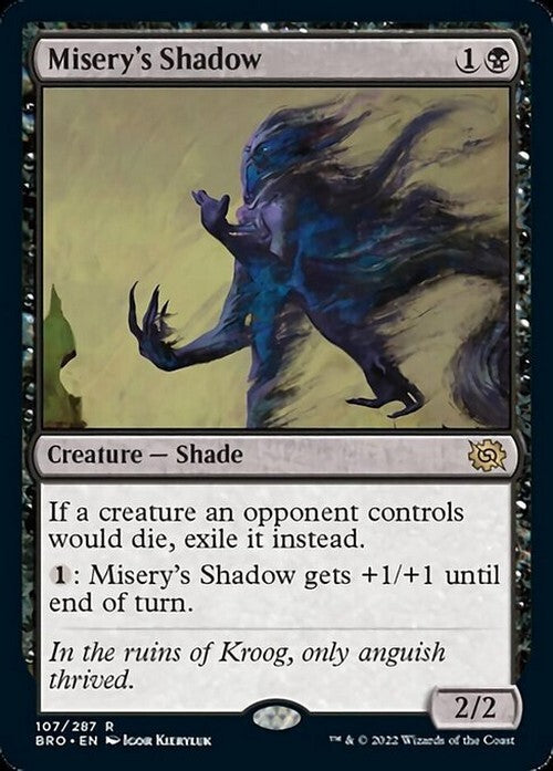 Misery's Shadow ~ The Brothers' War [ NM ] [ Magic MTG ]