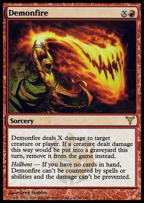 Demonfire ~ Dissension [ EX ] [ Magic MTG ]