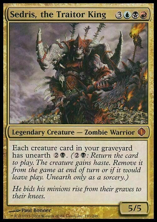 Sedris, the Traitor King ~ Shards of Alara [ EX ] [ Magic MTG ]