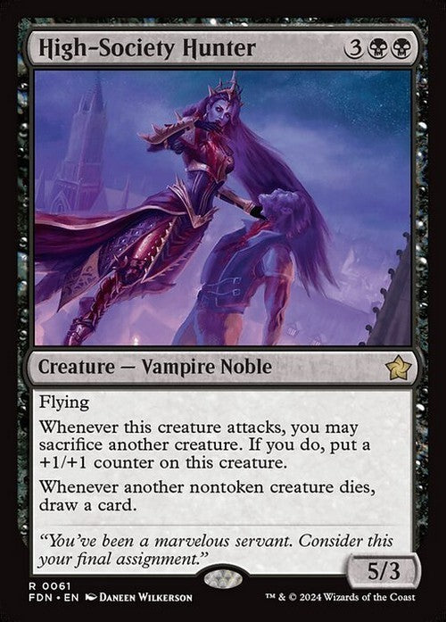 High-Society Hunter ~ Foundations [ NM ] [ Magic MTG ]
