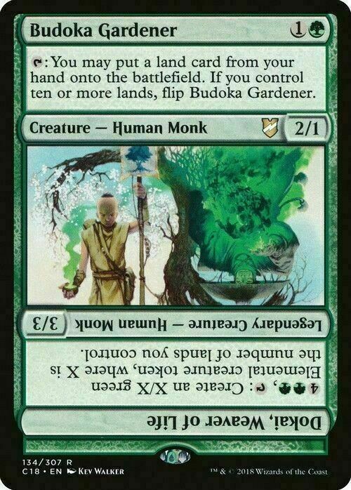 Budoka Gardener ~ Commander 2018 [ NM ] [ Magic MTG ]