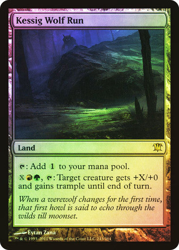 FOIL Kessig Wolf Run ~ Innistrad [ NM ] [ Magic MTG ]