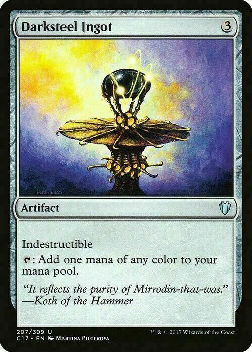Darksteel Ingot ~ Commander 2017 [ EX ] [ Magic MTG ]