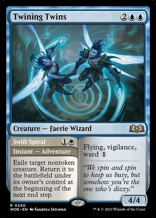 Twining Twins ~ Wilds of Eldraine [ NM ] [ Magic MTG ]