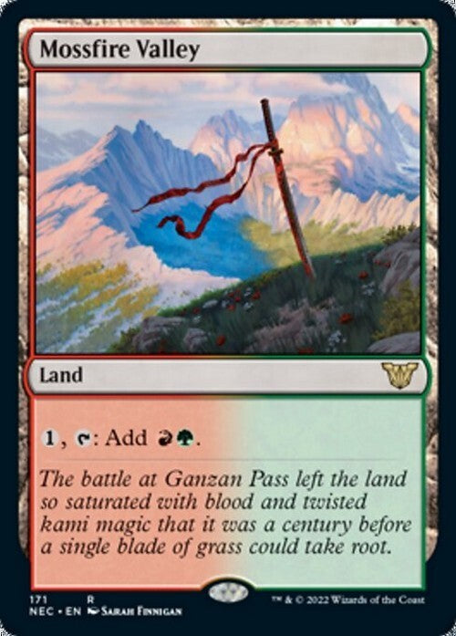 Mossfire Valley ~ Commander: Kamigawa: Neon Dynasty [ NM ] [ Magic MTG ]