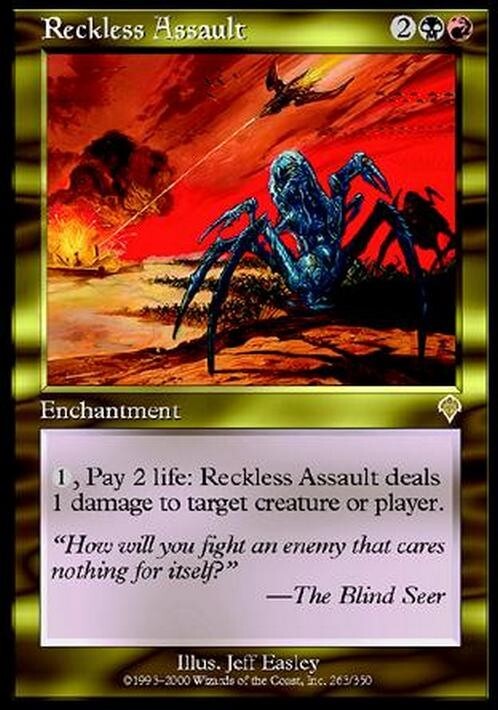 Reckless Assault ~ Invasion [ EX ] [ Magic MTG ]