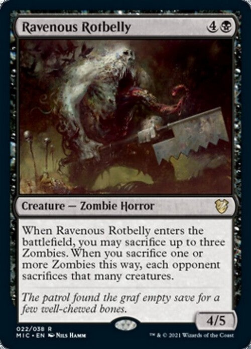 Ravenous Rotbelly ~ Commander: Midnight Hunt [ NM ] [ Magic MTG ]