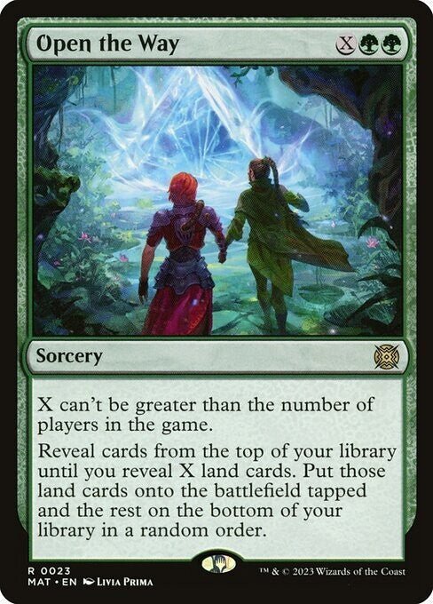 Open the Way ~ March of the Machine: The Aftermath [ NM ] [ MTG ]