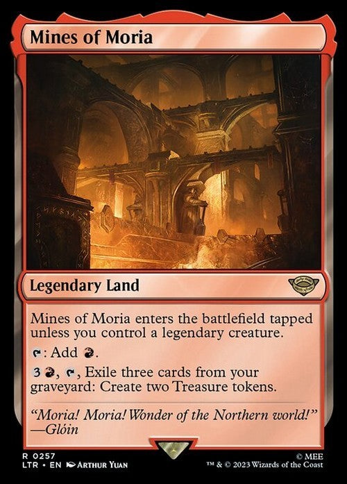 Mines of Moria ~ The Lord of the Rings [ NM ] [ Magic MTG ]