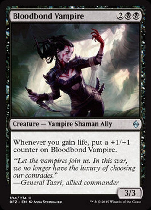 Bloodbond Vampire ~ Battle for Zendikar [ EX ] [ Magic MTG ]